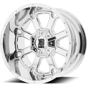 XD Series – XD825 BUCK 25 – Chrome – 20″x10″ -24mm – Summer Wheels – XD82521088224N